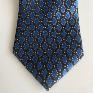Sean John Blue, Black & White Silk Tie